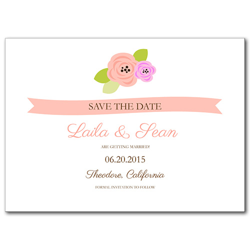 A Bloomed Occasion Save the Date Card