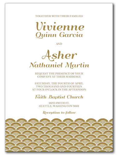 A Festive Event Wedding Invitation
