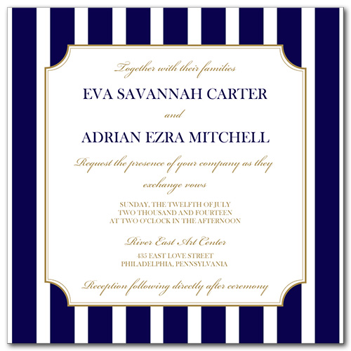 A Sailing Affair Wedding Invitation