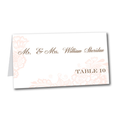 Airy Delight Table Card