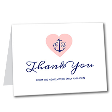 Anchored Love Thank You Card