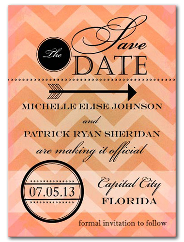 Apricot Cove Save the Date Card