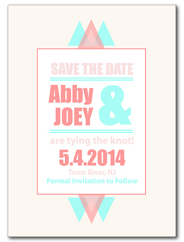 Beyond the Horizon Save the Date Card