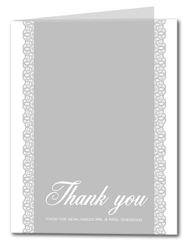 Boldy Stated Thank You Card