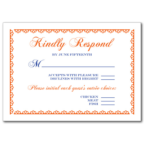Clearly Clementine Response Card