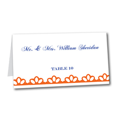 Clearly Clementine Table Card