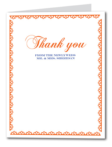 Clearly Clementine Thank You Card