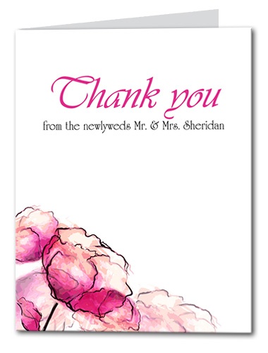 Dreamy Watercolor Thank You Card