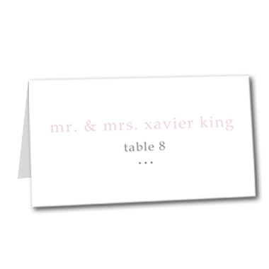 Forever and Always Table Card