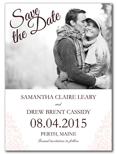 French Made Save the Date Card