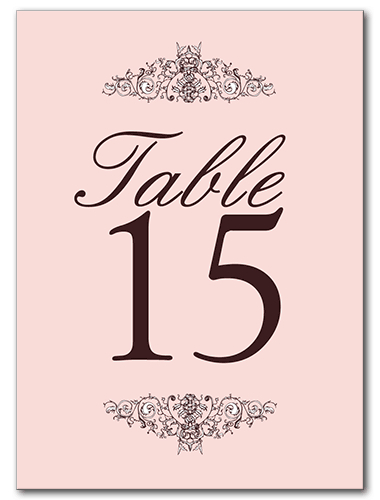 French Made Table Number 