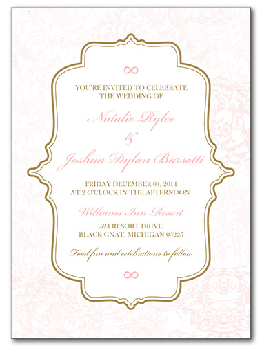 Light and Lovely Wedding Invitation
