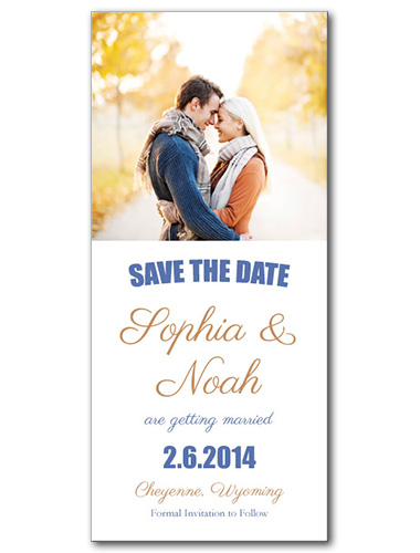 Love Divine Save the Date Card