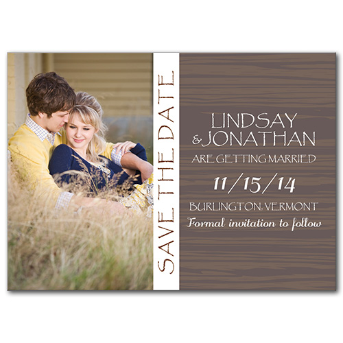 Playful Western Save the Date Card