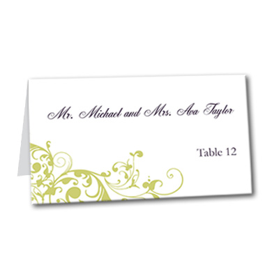 Pure Divine Table Card