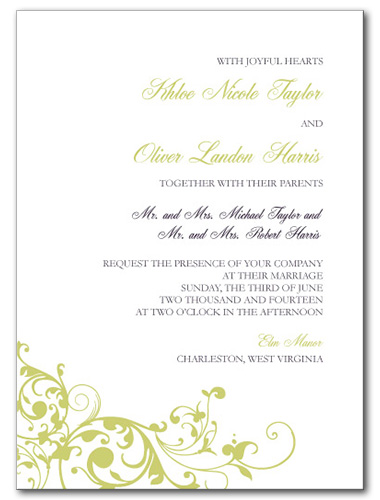 Pure Divine Wedding Invitation