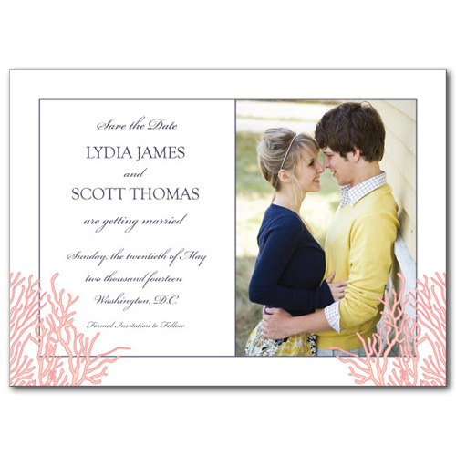 Royal Reef Save the Date Card