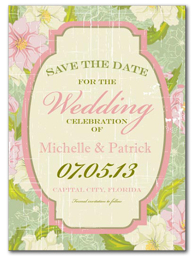 Seamingly Sage Save the Date Card