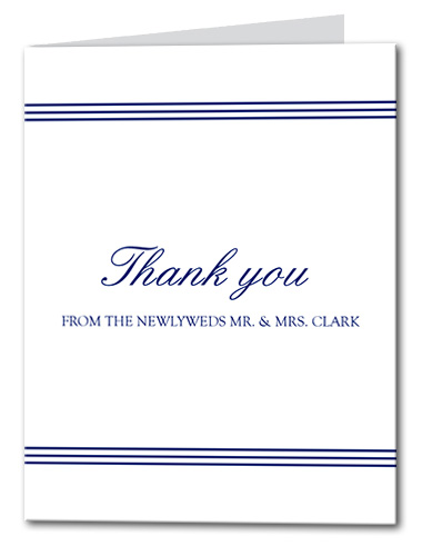 Seaside Style Thank You Card