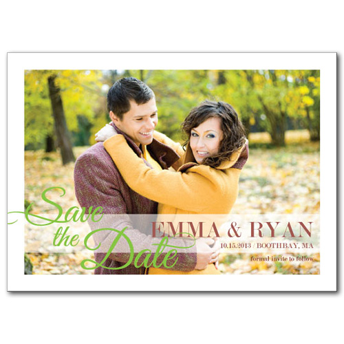 Sheer Love Save the Date Card