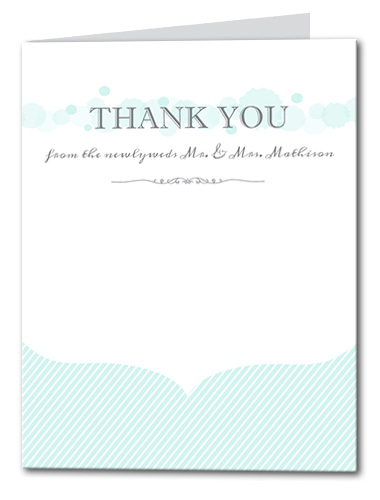 Simply Serene Thank You Card