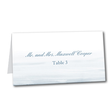 Snow in Love Table Card