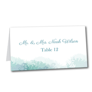 Soft Sea Table Card