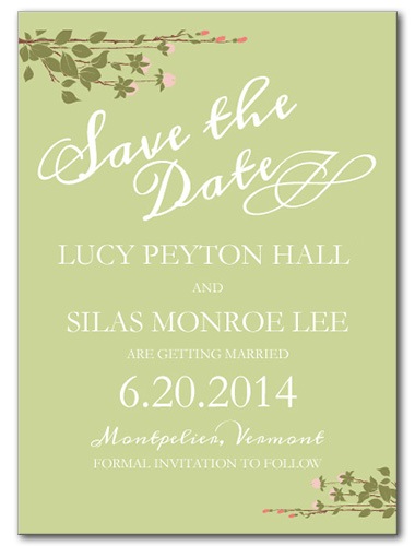 Sweet Spring Save the Date Card