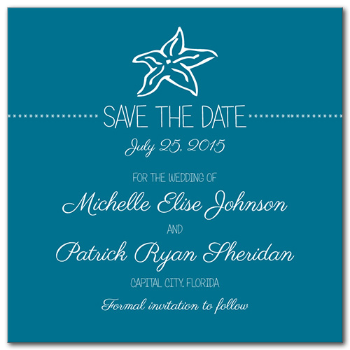 Sweetest Star Square Save the Date