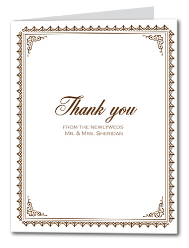 Traditionally Sweet Thank You Card