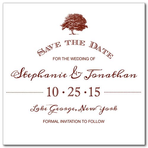 Tree of Love Square Save the Date