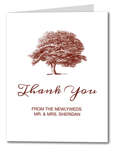 Tree of Love Thank You Card