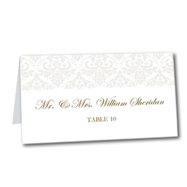 Victorian Grace Table Card