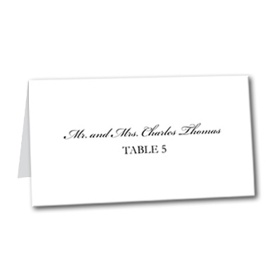 You're Invited Table Card