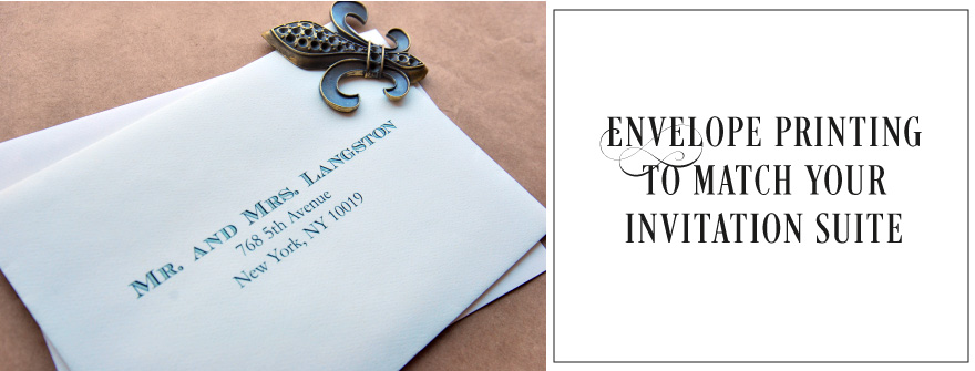 Matching Envelope Printing