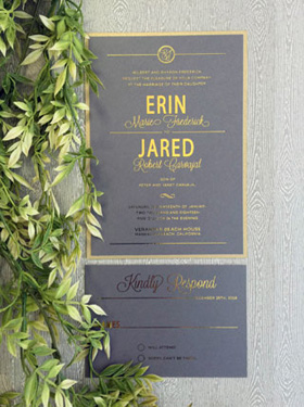 Foil Printed Invitation