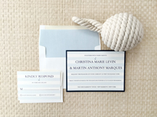 Nautical Stripes Invitation