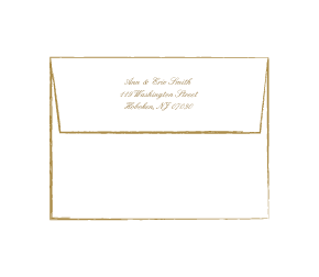 Address your invitation envelopes