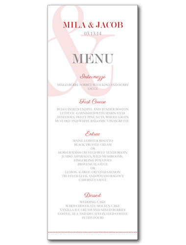 A Bold Display Menu