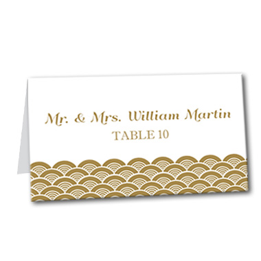 A Festive Event Table Card