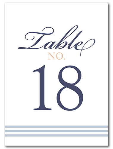 Airy Breeze Table Number