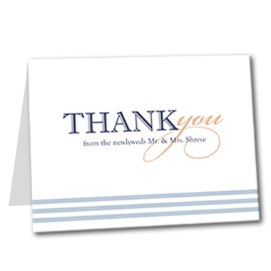 Airy Breeze Thank You Card