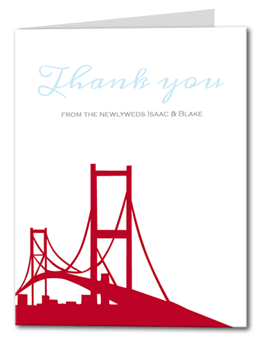 Bay Bridge Bay Thank You Card