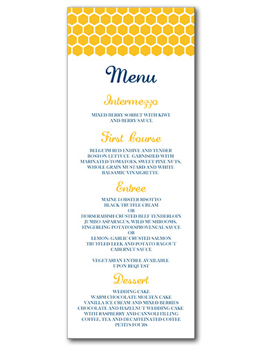 Bee's Knees Menu