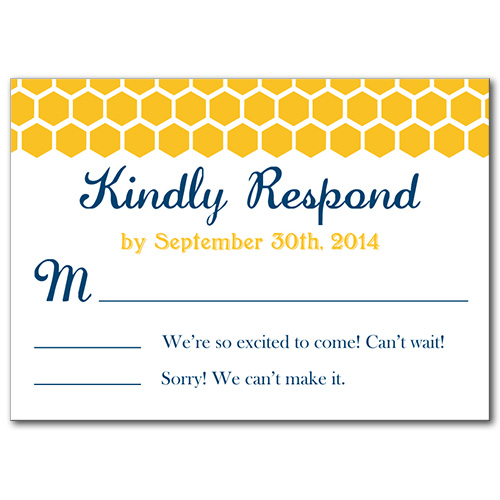 Bee's Knees Response Card