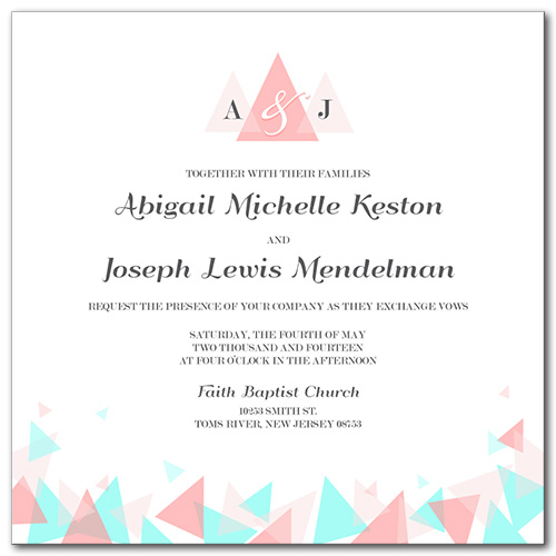 Beyond the Horizon Wedding Invitation