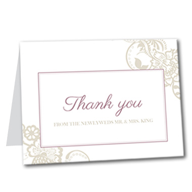 Blissful Garden Thank You Card