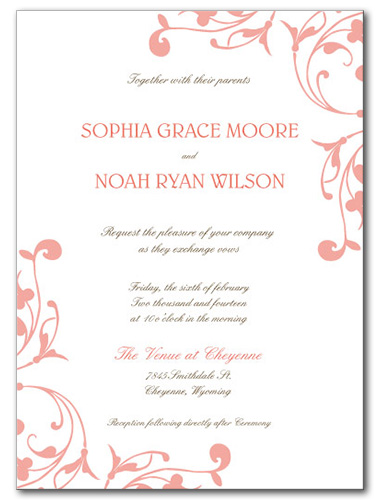 Delicate Destiny Wedding Invitation