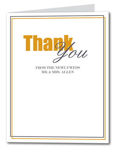 Divine Fall Thank You Card