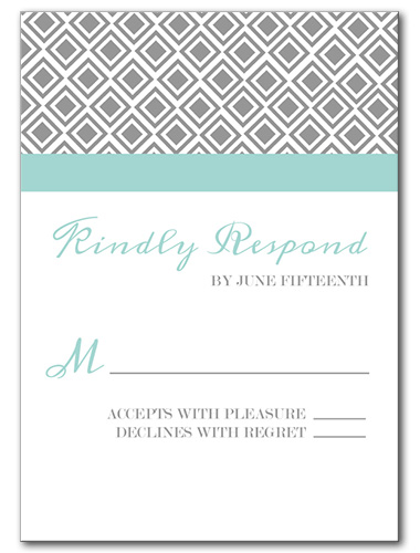 Diamond Lace Response Card